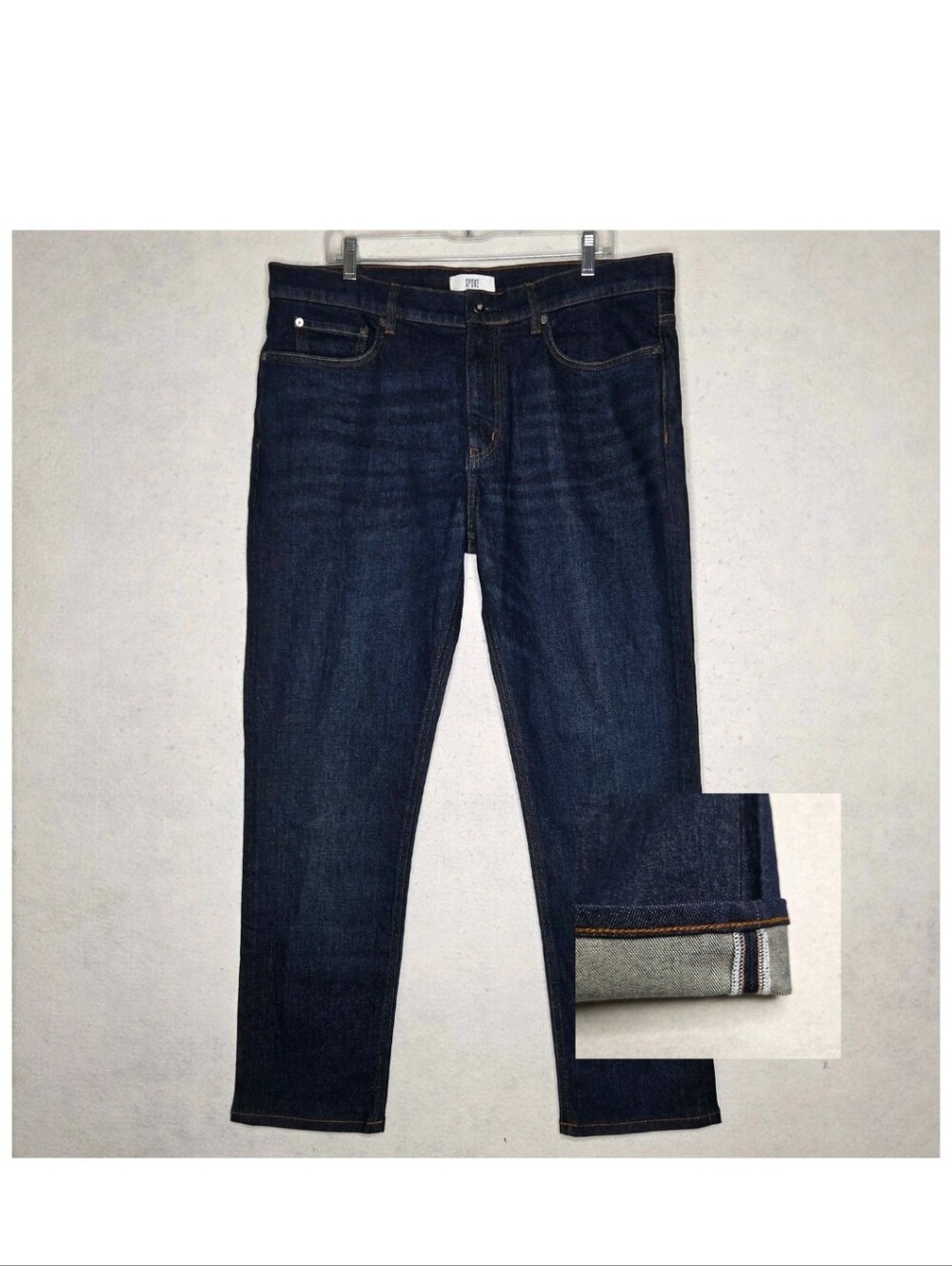 Spoke NWT Build A 12oz Original Jeans Men 38 Selvedge Indigo Minimalist Classic